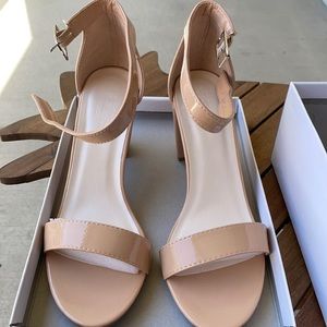 David’s Bridal Nude Block Heel
